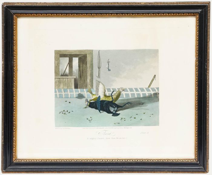 After Newton Fielding (1799-1856) - Framed 1853 Etching, Throat