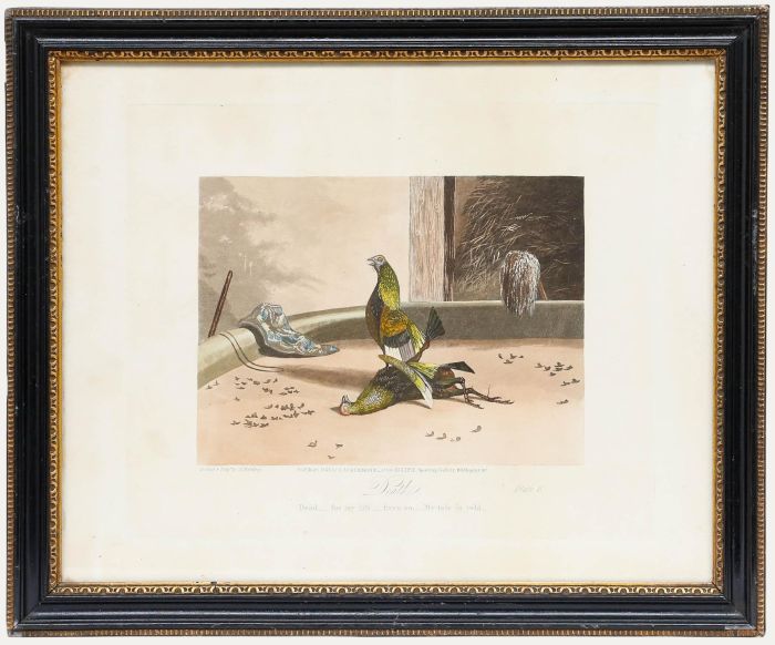 After Newton Fielding (1799-1856) - Framed 1853 Etching, Death