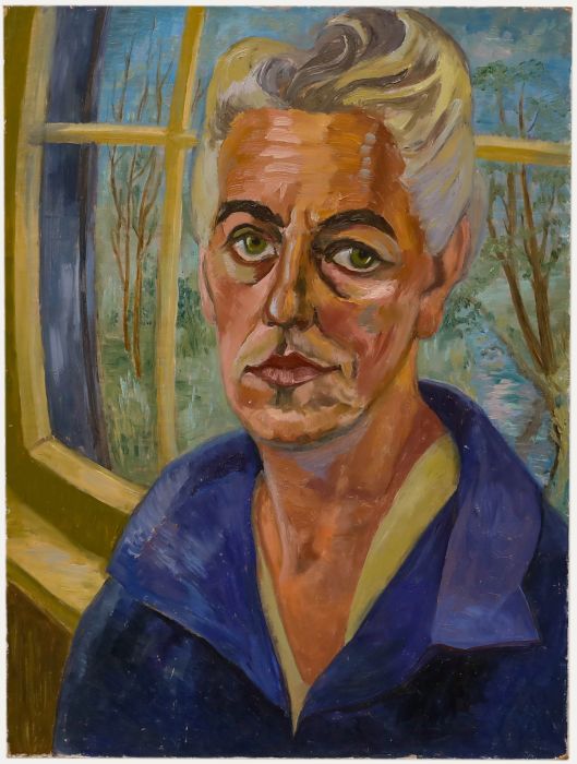 Elvic Steele (1920-1997) - 20th Century Oil, Self Portrait