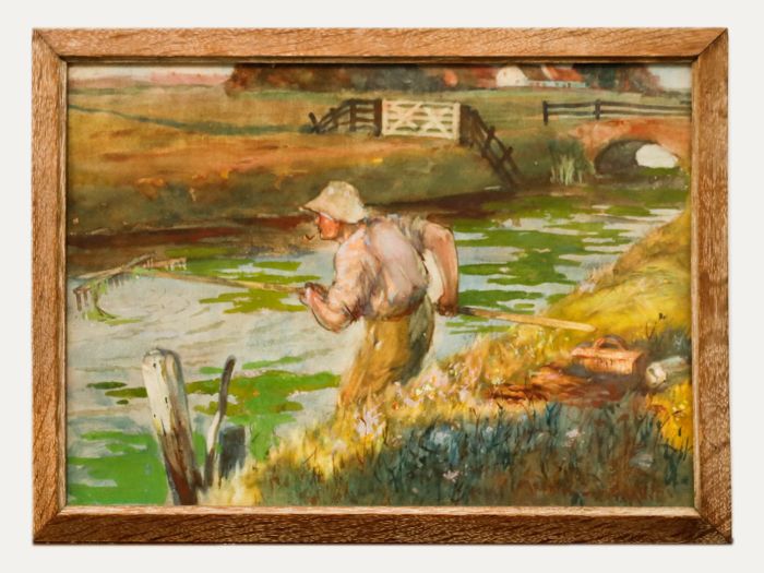 Maurice Canning Wilks (1910-1984) - Mid 20th Century Watercolour, River Dredger