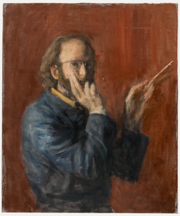 George Weissbort (1928-2013) - Mid 20th Century Oil, The Artist At Work