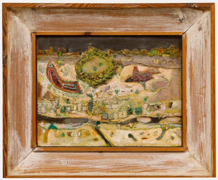 James Martin RWA (1924-2006) - Framed 20th Century Mixed Media, Landscape II