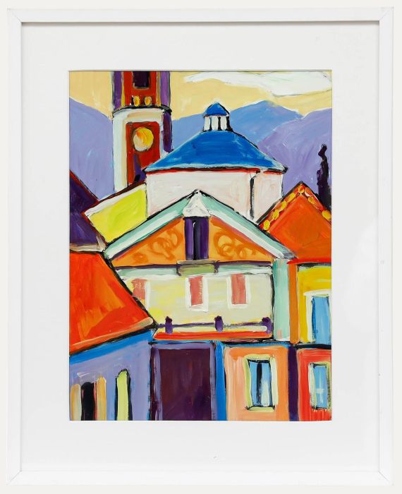 Erwin Steinhauser (1939-2023) - Contemporary Acrylic, City View
