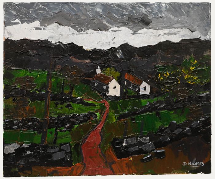 Daniel Nichols - Contemporary Oil, Welsh Farmland
