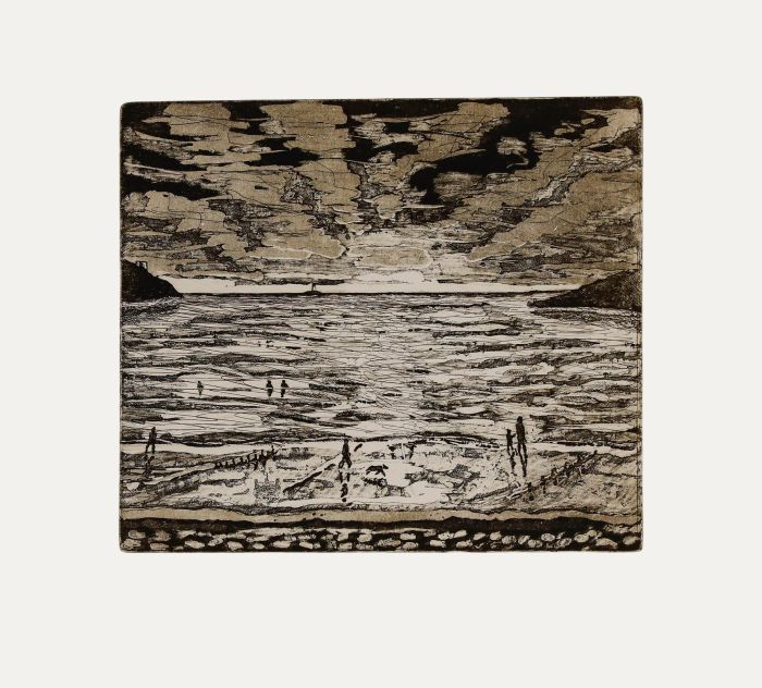 Terry Buchanan - 1998 Etching, Beach Memories