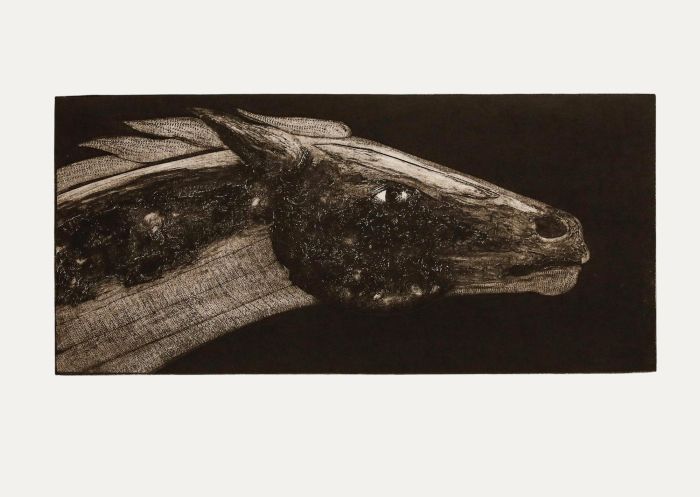 Terry Buchanan - 1996 Collagraph, Arion