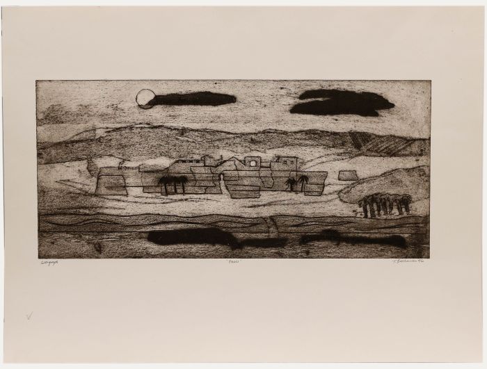 Terry Buchanan - 1996 Etching, Oasis