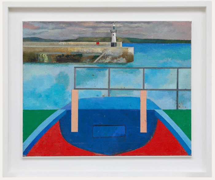 Bill Bolger (1940-2024) - 20th Century Oil, Lighthouse at Smeaton's Pier