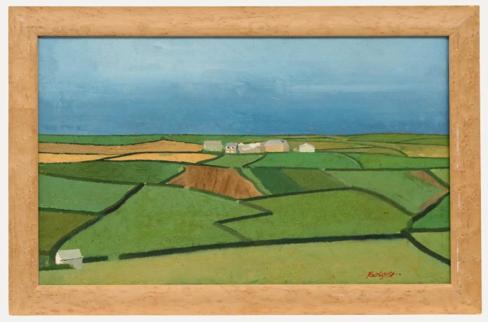 Bill Bolger (1940-2024) - 20th Century Oil, Cornish Fields and Farmhouses