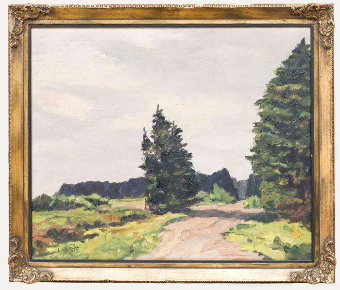 Lucy Fabry (1896-1972) - Early 20th Century Oil, Forest Scene