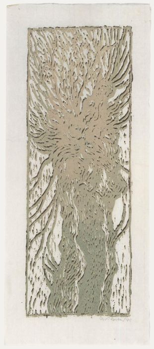 M. Karstens - 20th Century Woodcut, The Crown of a Tree