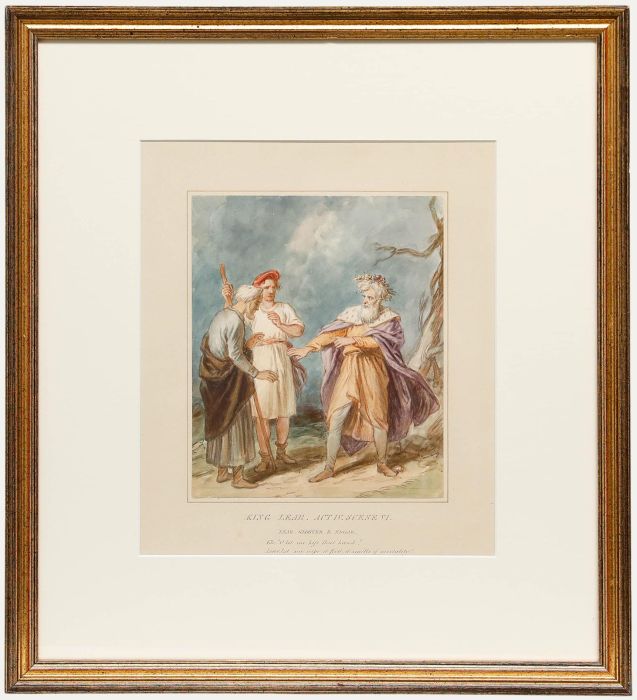 Late 19th Century Watercolour - King Lear