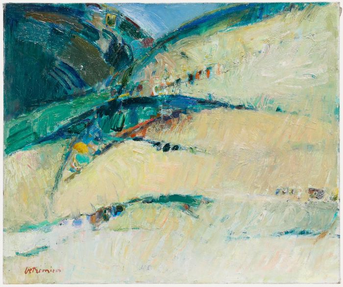 Charles Betremieux (1919-1997) - 20th Century Oil, Far Reaching Valleys