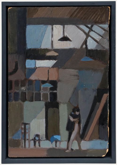 Bernadette Kelly (b.1933) - Framed 20th Century Oil, The Embrace