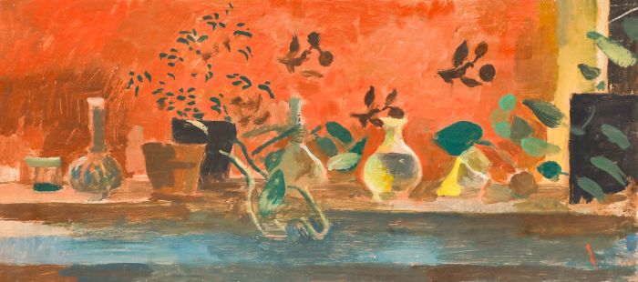 Bernadette Kelly (b.1933) - 20th Century Oil, Study of House Plants