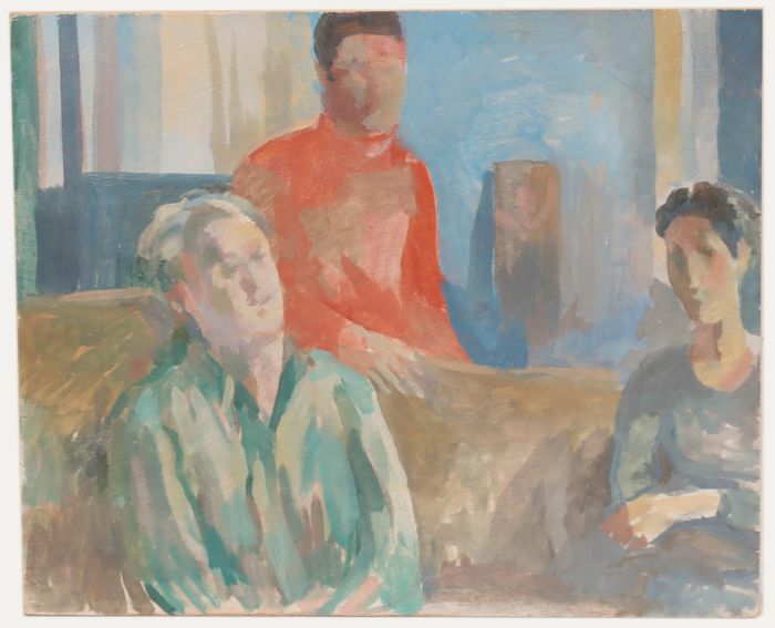 Bernadette Kelly (b.1933) - 20th Century Oil, In Conversation