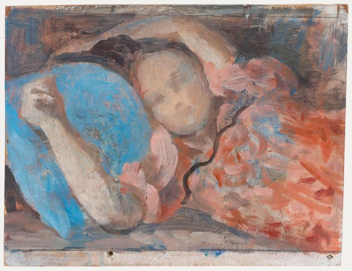 Bernadette Kelly (b.1933) - 20th Century Oil, Woman Sleeping