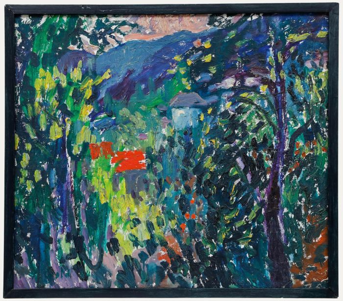 Anton Gold (1914-1970) - Framed 20th Century Oil, Swabian Landscape