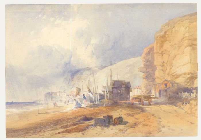 Thomas Charles Leeson Rowbotham (1823-1875) - 1853 Watercolour, Wash Day