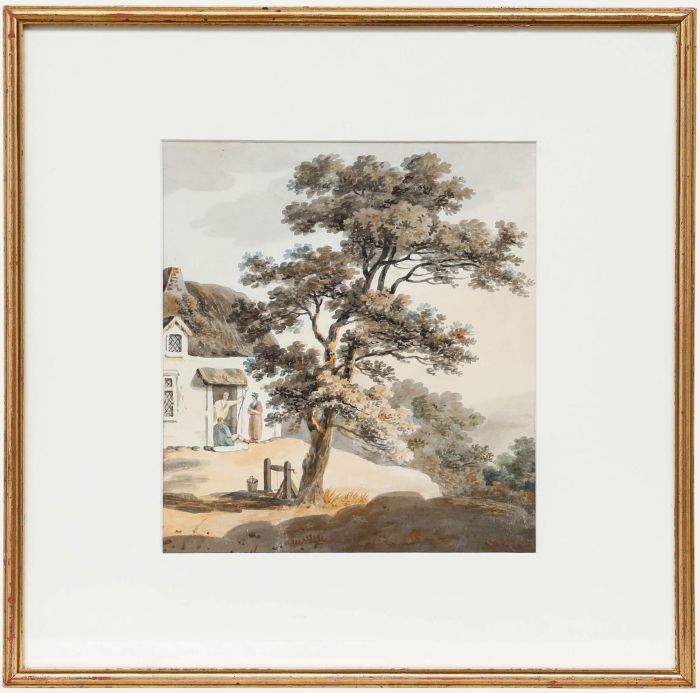 Manner of Willaim Payne (1760-1830) - 19th Century Watercolour, Thatched Cottage