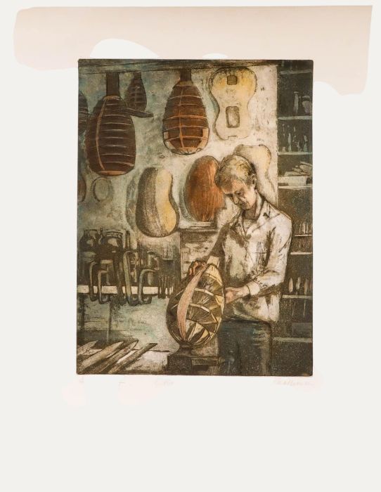 Pat Mallinson (1930-2008) - 20th Century Etching, Christopher Challen at Work
