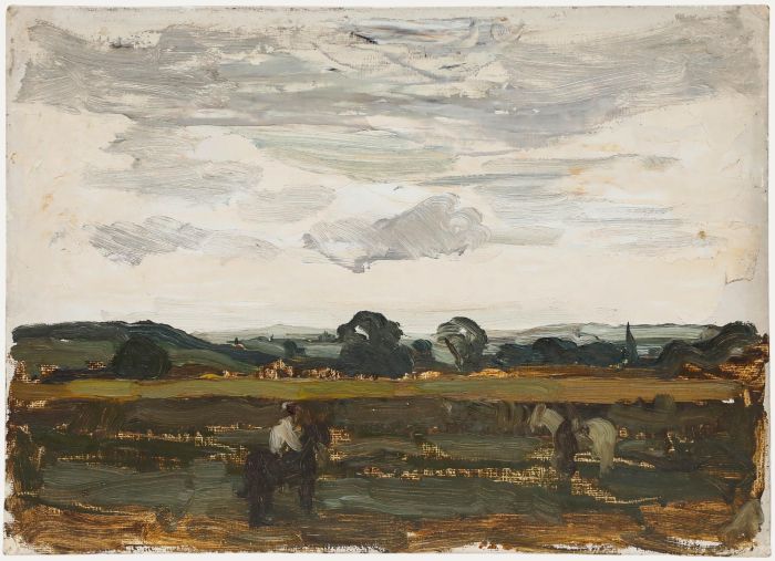 Attrib. Philip Hugh Padwick ROI RBA (1876-1958) - Oil, A Ride in the Country