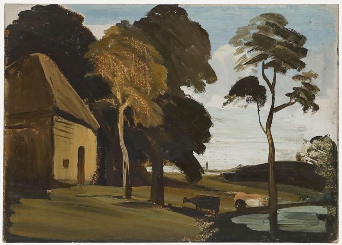 Attrib. Philip Hugh Padwick ROI RBA (1876-1958) - Oil, Under the Shade of a Tree