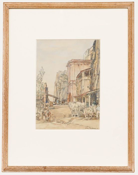 Sir Henry George Rushbury RA (1889-1968) - 1968 Watercolour, Orvieto
