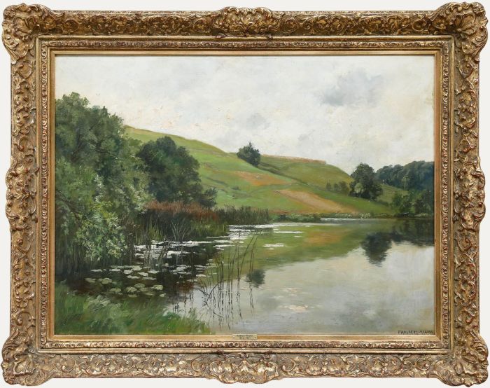 Halberg-Krauss (1874-1951) - Early 20th Century Oil, Egglburger Lake