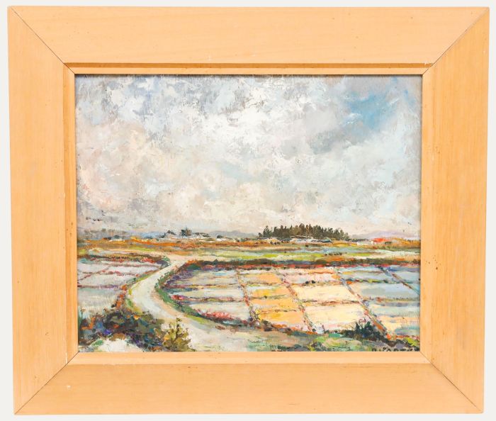 Rene Sartre (1895-1983) - 1962 Oil, La Turballe, France