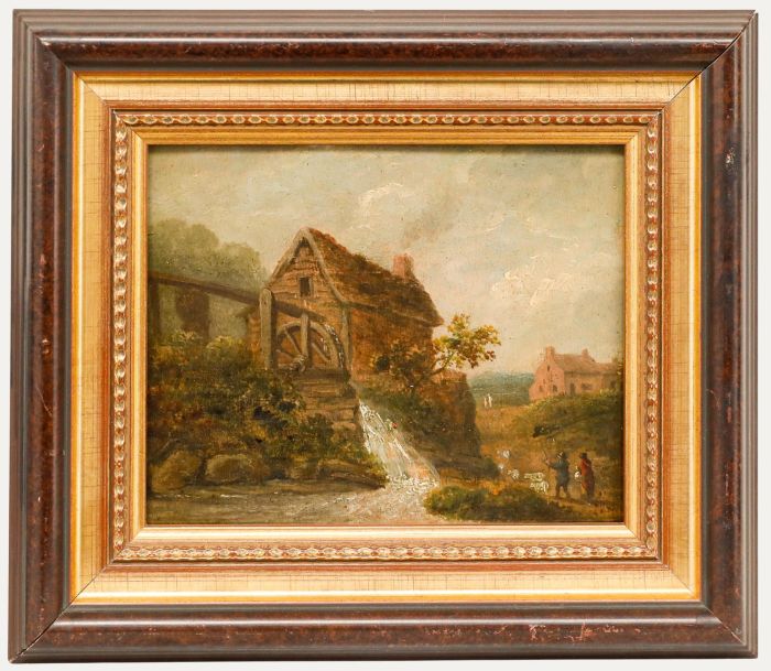 Manner of Patrick Nasmyth - 19th Century Oil, The Watermill