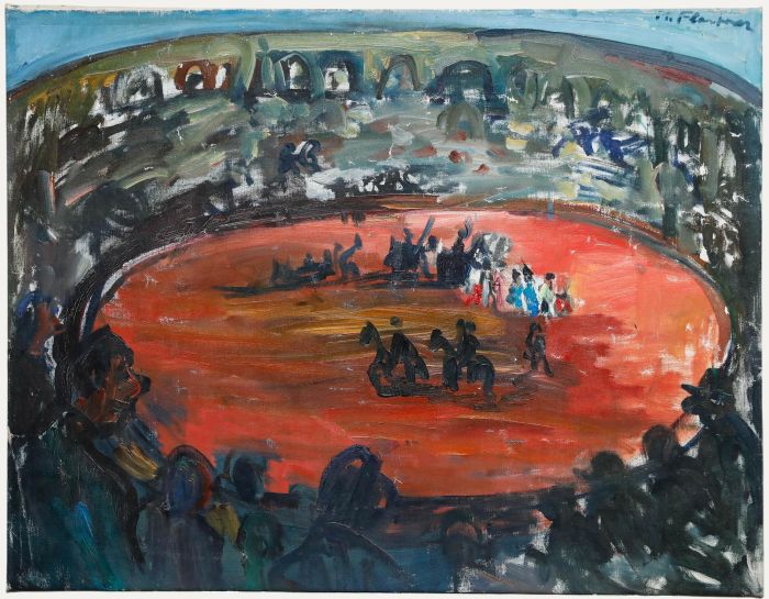 Madeleine Flaschner (1933-2022) - 20th Century Oil, The Circus Ring