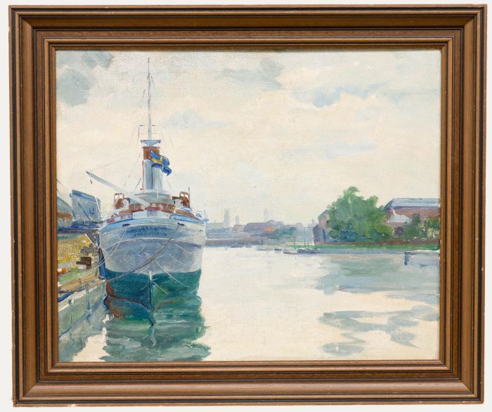 Mid 20th Century Oil - Gella Stockholm