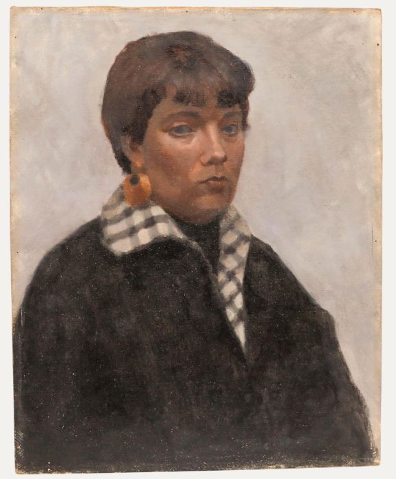Pauline Plummer (b.1933) - 20th Century Oil, Portrait of Emy