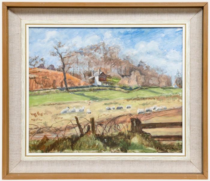 Pauline Plummer (b.1933) - 1990 Oil, The Cottage, Honing Common, North Walsham