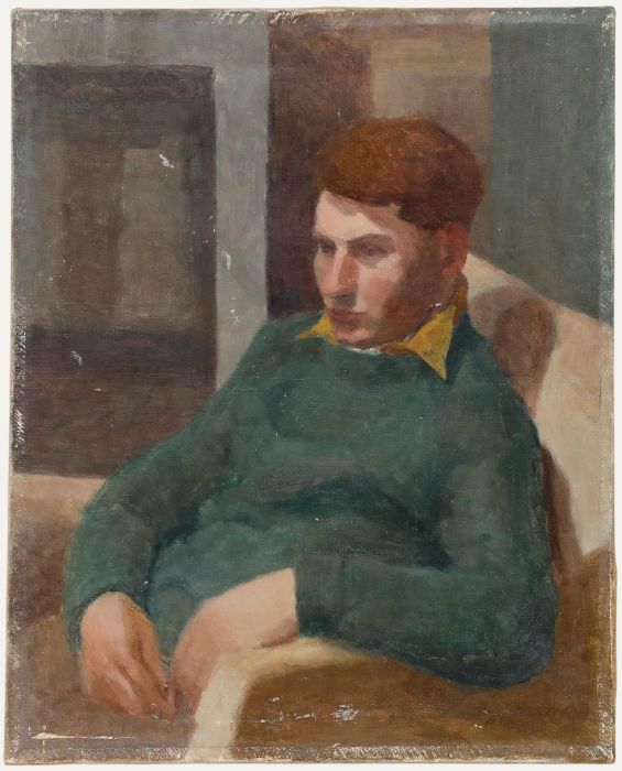 Pauline Plummer (b.1933) - 20th Century Oil, Gentleman in Armchair