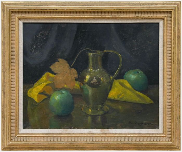 David Russell Anderson RSW (1884-1976) - c.1920 Oil, Still Life of Apples