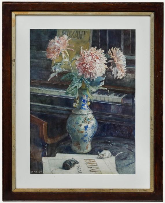 Marjorie Story - Fine 20th Century Watercolour, Invitation to Waltz