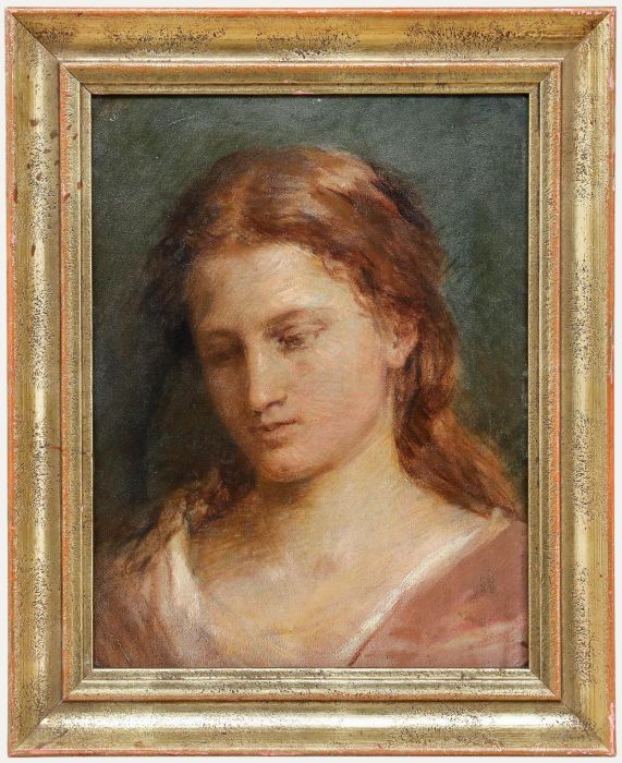 Attrib. Laurens Lodewijk van Brandes (1826-1909) - Late 19th Century Oil, A Girl