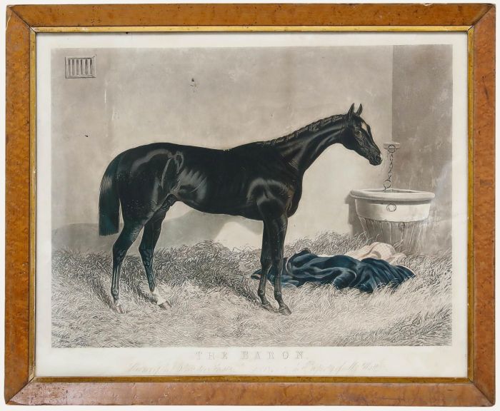 C. Hunt (1803-1877) after J.F. Herring (1795-1865) - Aquatint, The Baron