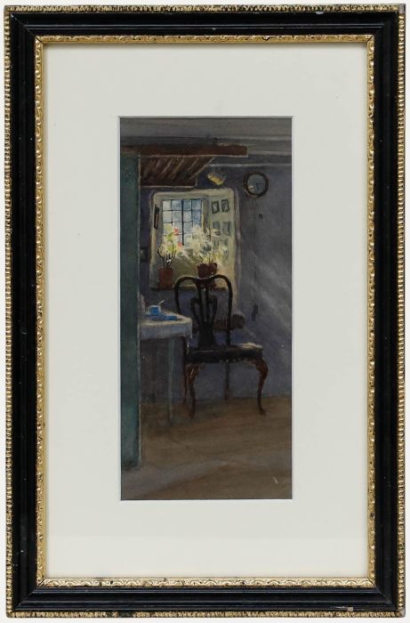 Gideon Matthew Fidler (1857-1942) - Watercolour, Sunlight Through a Window