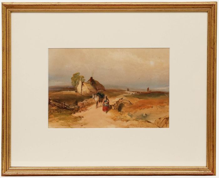 Thomas Miles Richardson Jnr. - 19th Century Watercolour, The Packhorse