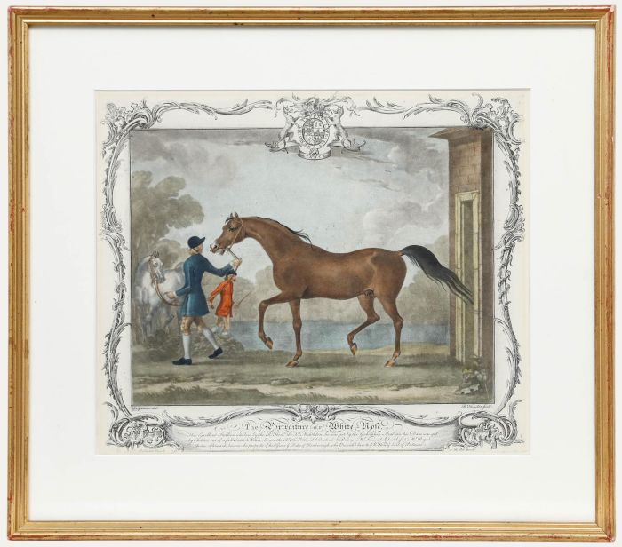 Richard Houston (1721-1775) - Mezzotint, The Portraiture of White Nose