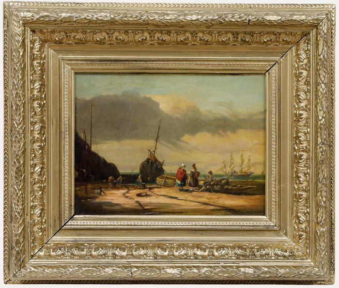 Late 19th Century Oil - Dutch Boats