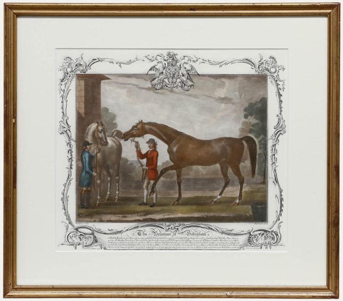 Richard Houston (1721-1775) - Mezzotint, The Portraiture of Babraham