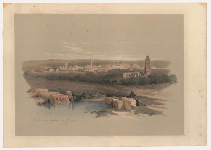 Louis Haghe after David Roberts - 19th Century Lithograph, A View of Ramla