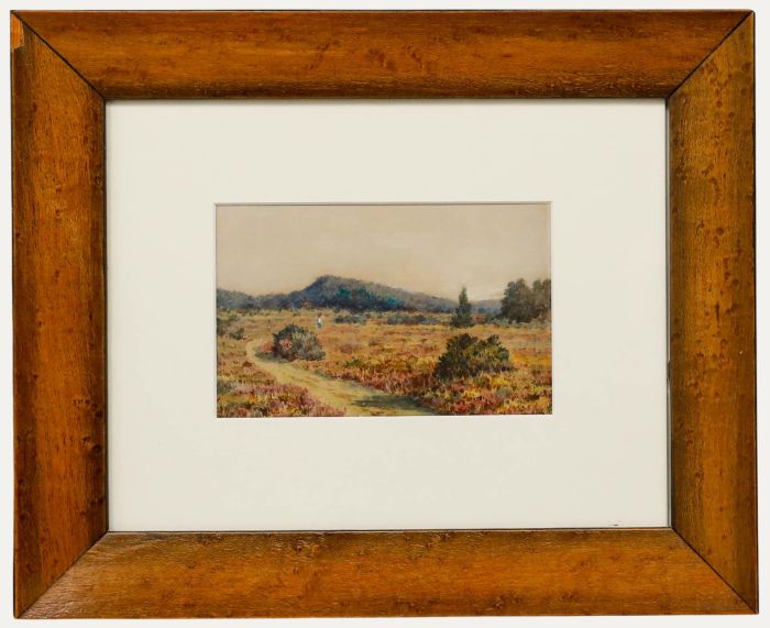 Reginald Aspinwall (1858-1921) - Watercolour, Burghclere Common