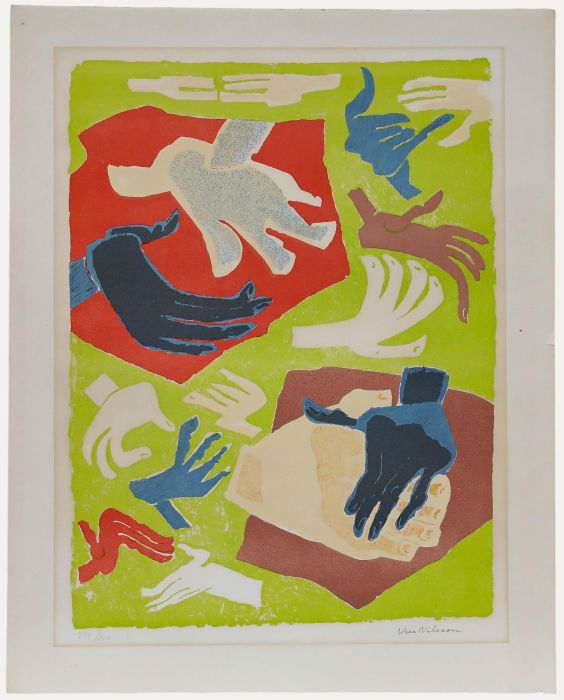Vera Nilsson (1888-1979) - Swedish School Mid 20th Century Lithograph, Hands II