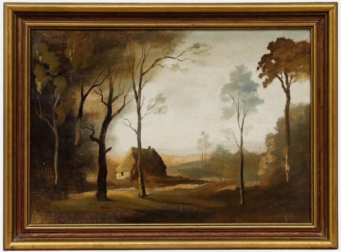 Attrib. Philip Hugh Padwick ROI RBA (1876-1958) - Framed Oil, Keeper's Cottage
