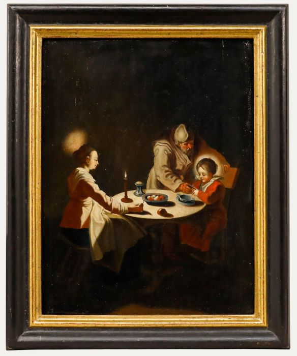 After Jean Le Clerc (c. 1588-1633) - Fine 19th Century Oil, The Blessing